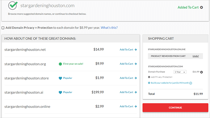 Domain.com pricing Domain.com pricing